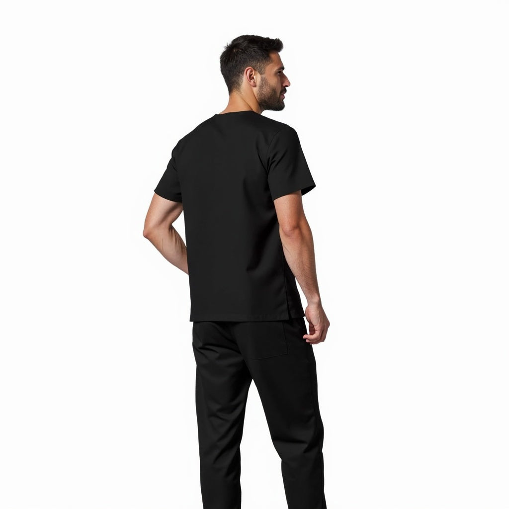 Black Surgical Scrub Set